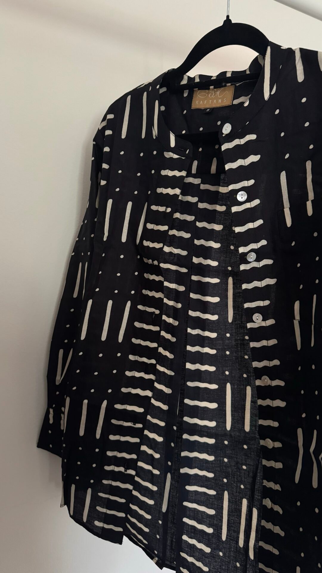Sleeveless dress and Shirt Co-ord Set black - Image 2