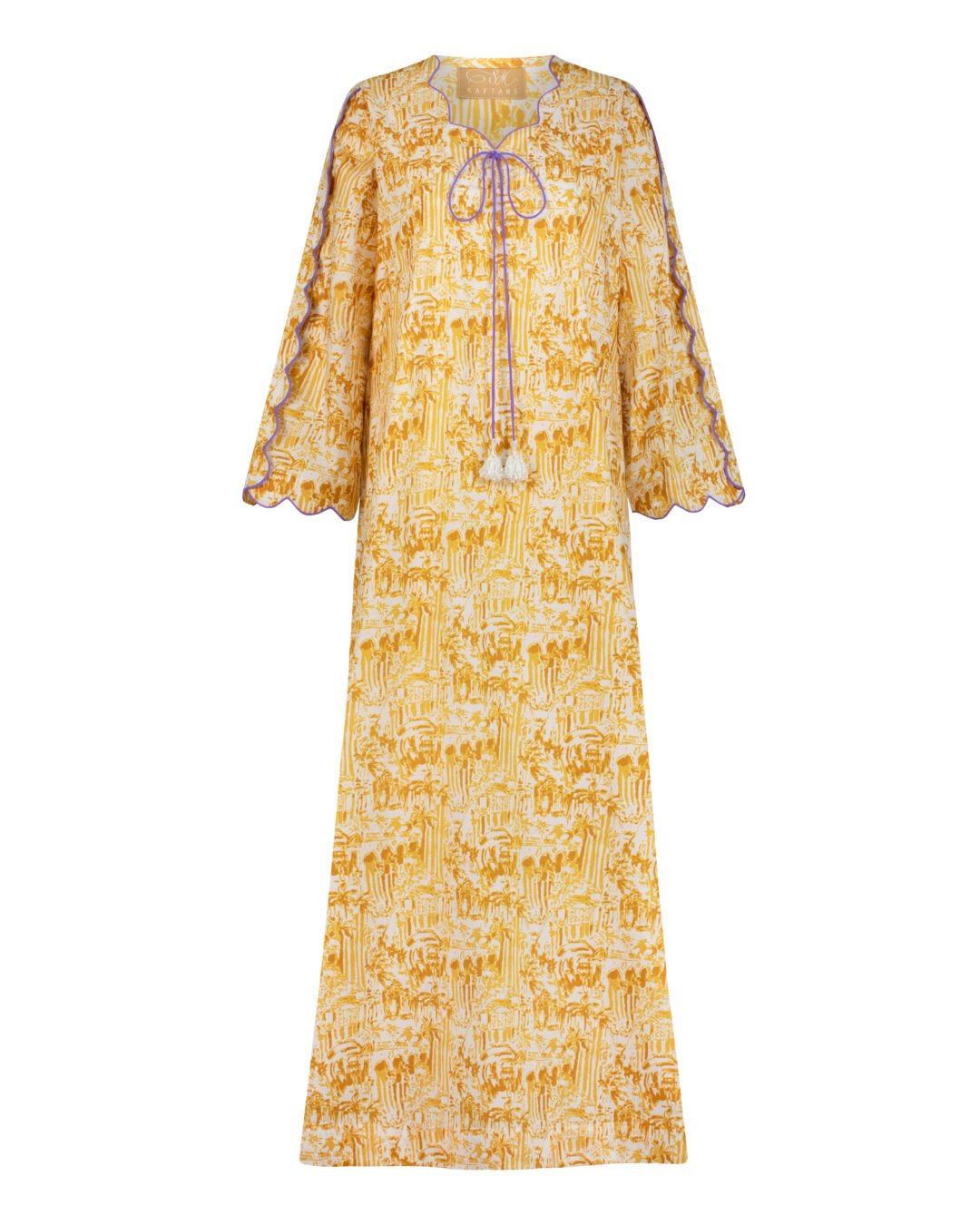 Daily wear cotton Scallop Kaftan