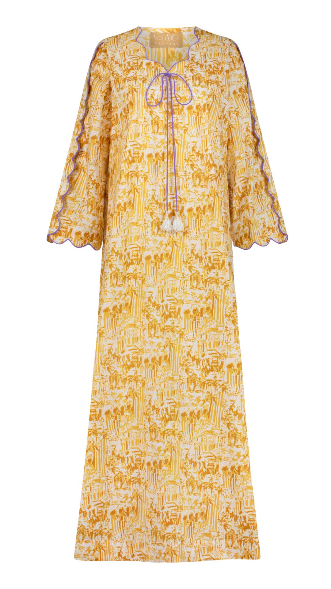 Daily wear cotton Scallop Kaftan