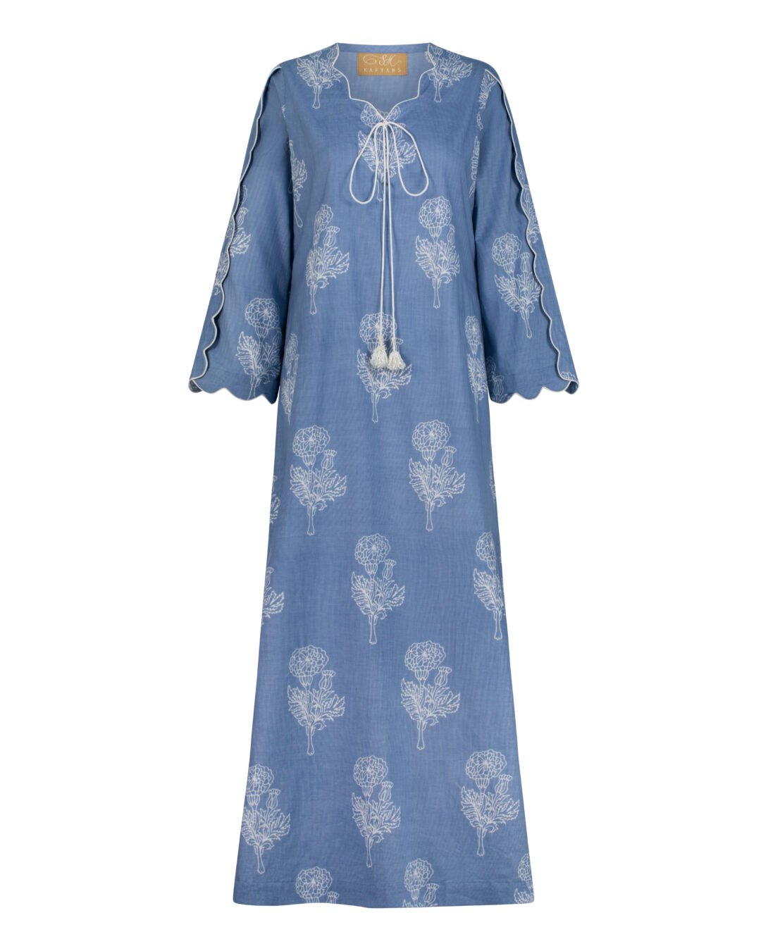 Daily wear cotton Scallop Kaftan