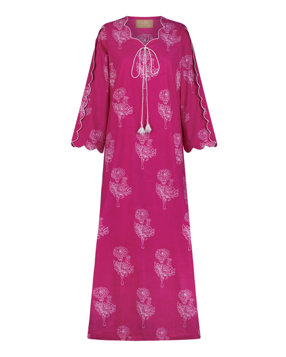 Daily wear cotton Scallop Kaftan