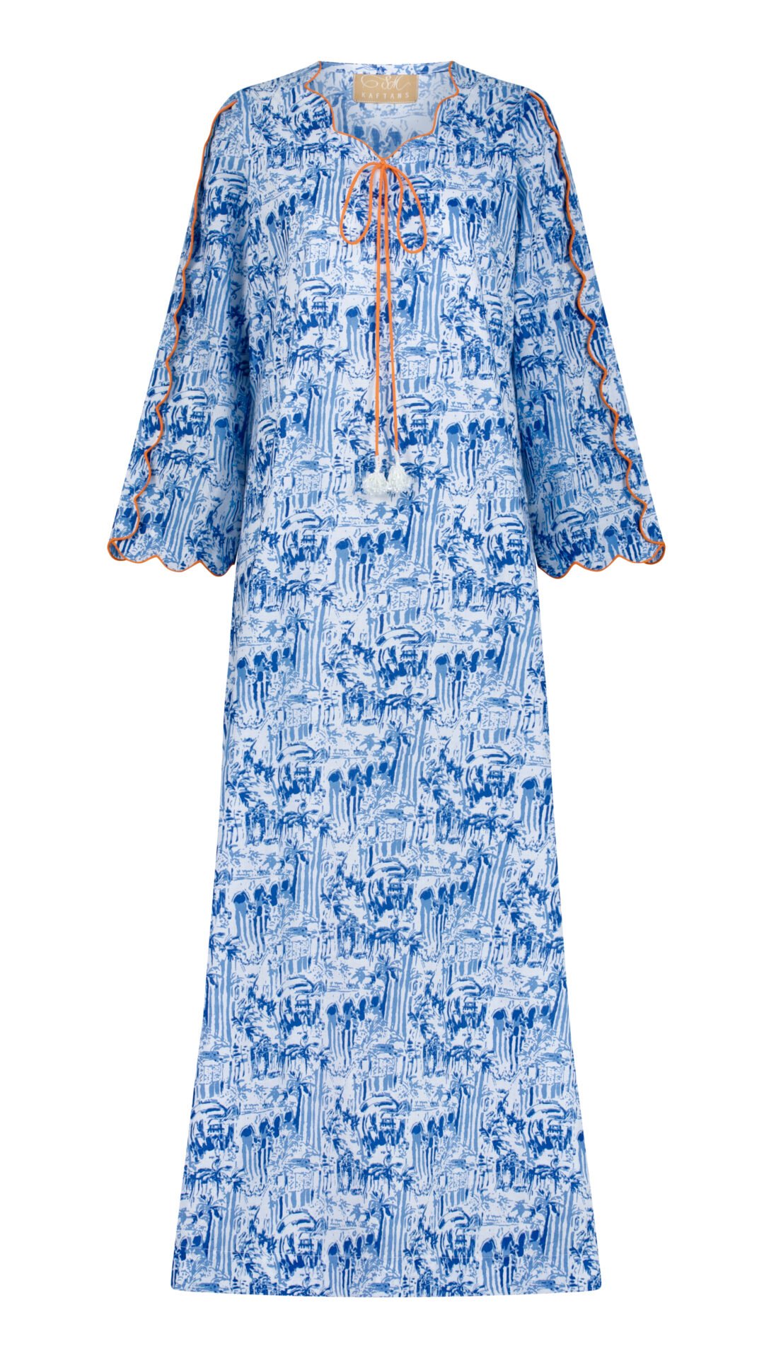 Daily wear cotton Scallop Kaftan